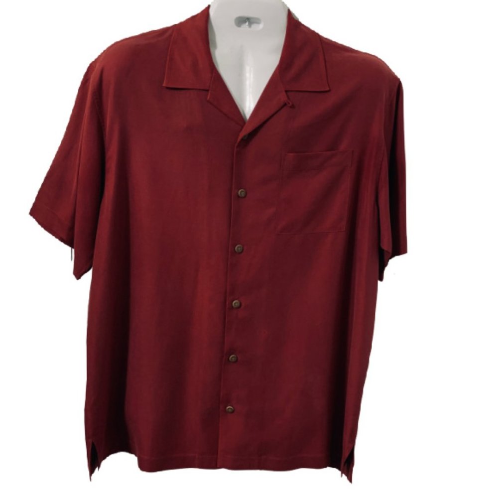 Tommy Bahama Legend Of The Grill Iron Silk Shirt